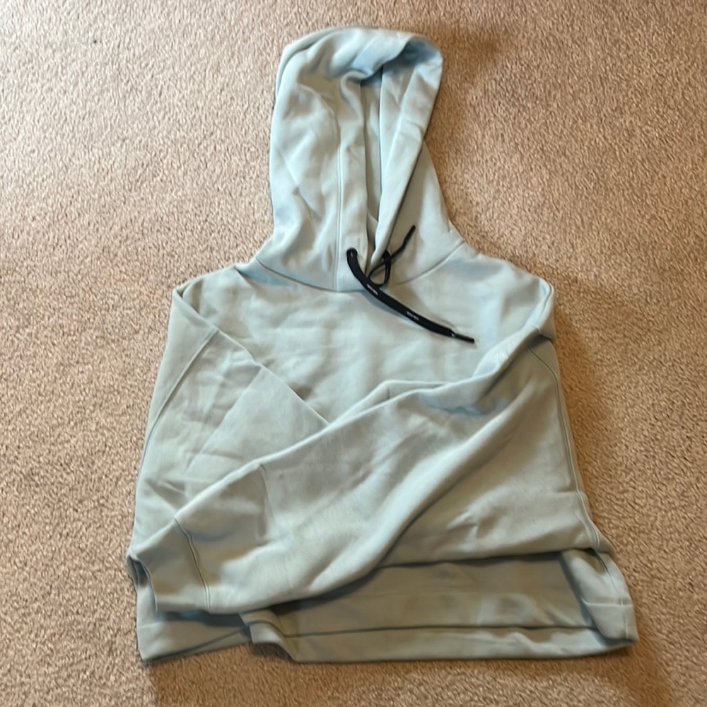 Active Truth Off duty cropped hoodie - duck egg blue